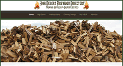 Desktop Screenshot of highdesertfirewood.com