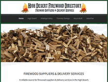 Tablet Screenshot of highdesertfirewood.com